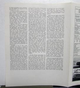 1967 BMW 1600 Car and Driver February Reprint Road Test Article