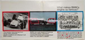 1968-1971 BMW Bavarias Unbeatable Car Sales Folder 2800