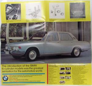 1968-1971 BMW Bavarias Unbeatable Car Sales Folder 2800