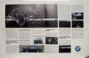 1969 BMW 1800 2000 2000 Tilux Sales Folder Brochure - French Text