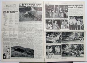 1951 GMC Truck Div Factory News Vol 22 No 15 Prod Mgr Military Exhibits & More