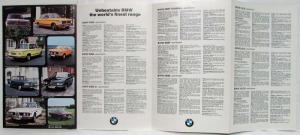 1972 BMW Price List - UK Market