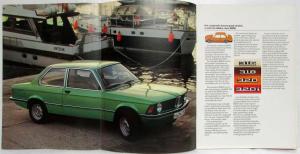 1975 BMW Foreign Dealer Dutch Text Sales Brochure 316 318 320 320i Models