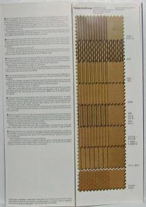 1975 BMW Color and Upholstery - Farben Polster Folder - Multi-language