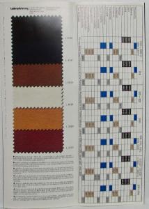 1975 BMW Color and Upholstery - Farben Polster Folder - Multi-language