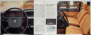 1975 BMW 525 528 Sales Brochure - German Text