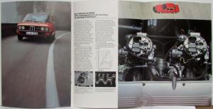 1975 BMW 525 528 Sales Brochure - German Text