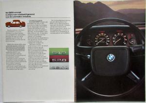 1975 BMW 518 520 520i Sales Brochure - Dutch Text