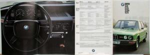 1975 BMW 518 520 520i 525 Sales Folder - German Text