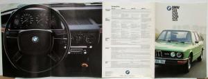 1975 BMW 518 520 520i 525 Sales Folder