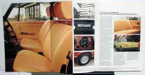 1975 BMW 1502 Sales Brochure - German Text