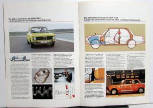 1975 BMW 1502 Sales Brochure - German Text