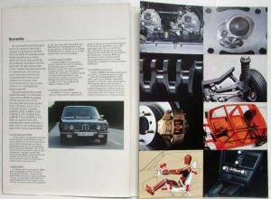 1975 BMW 2500 3.0S 3.0Si 2.8L 3.0L 3.3Li Sales Folder - Italian Text