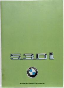 1975 BMW 530i Sales Brochure