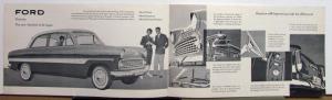 1950 Ford Taunus GERMAN TEXT Sales Brochure Original