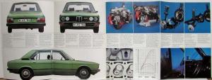 1975-1976 BMW 520 520i 525 Sales Folder - German Text