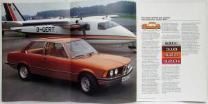 1976 BMW 316 318 320 320i Sales Brochure - German Text