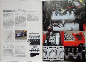 1976 BMW 316 318 320 320i Sales Brochure - German Text