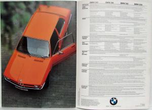 1976 BMW 316 318 320 320i Sales Brochure - German Text