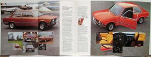 1976 BMW 316 318 320 320i Sales Folder - German Text