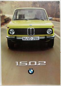 1976 BMW 1502 Sales Brochure - Italian Text
