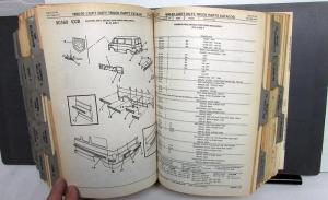 1990 - 1993 Dodge Truck Dealer Parts Catalog Book Pickup Dakota Van Gas Diesel