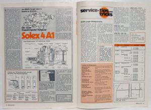 1976 BMW Service Information for the BMW Customer Service Specialist - German