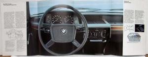 1976 BMW 518 520 520i 525 528 Sales Brochure - German Text
