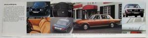 1976 BMW Programm Small Sales Brochure