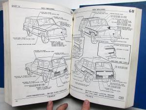 1981 - 1986 Jeep Parts Book Catalog J-10 J-20 Cherokee Wagoneer CJ Series