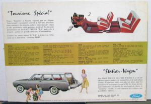 1962 Ford Taunus 17M German French Text Sales Brochure Original