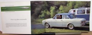 1963 Ford Taunus 12M German English Text Sales brochure Original