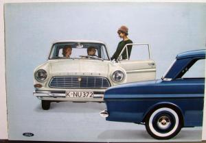 1963 Ford Taunus 12M German Text Sales brochure Original