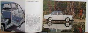 1962 1963 1694 1965 1966 Ford Taunus 12M German Text Sales Brochure Original