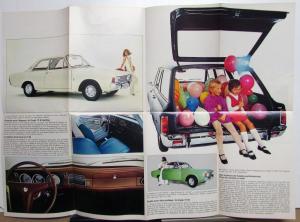 1965 Ford Taunus 17M German French Text Sales Brochure Original