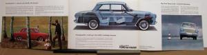 1966 1967 1968 1969 1970 Ford Taunus 12M Swedish Text Sales Brochure Original