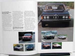 1978 BMW The Ultimate Driving Machine Sales Brochure