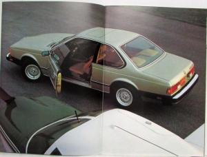 1978 BMW 633 CSi Prestige Sales Brochure