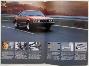 1978 BMW 633 CSi Prestige Sales Brochure