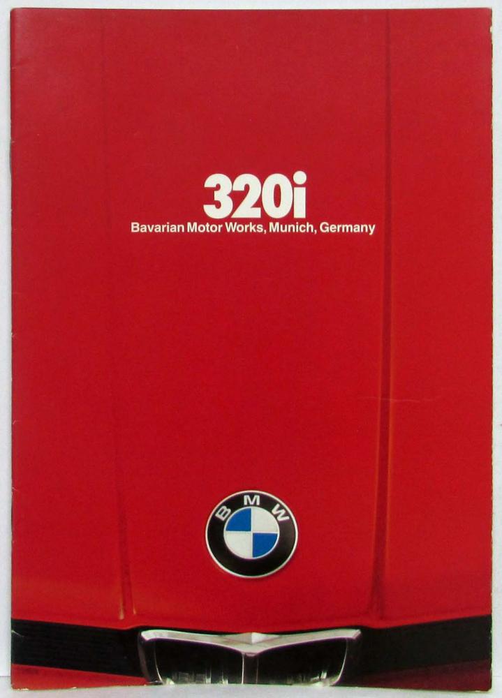 1978 BMW 320i Prestige Sales Brochure