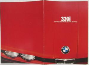 1978 BMW 320i Prestige Sales Brochure