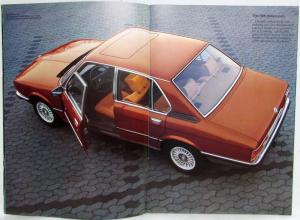 1978 BMW 518 520 525 528i Prestige Sales Brochure