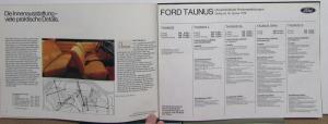 1976 Ford Taunus German Text Sales Brochure Original