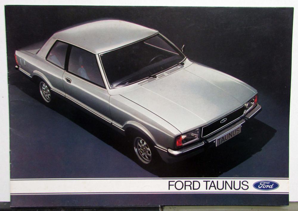 1977 Ford Taunus German Text Sales Brochure original