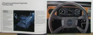 1977 Ford Taunus German Text Sales Brochure original