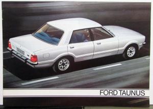 1977 Ford Taunus German French Text Sales Brochure Original