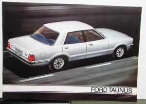 1977 Ford Taunus German French Text Sales Brochure Orig