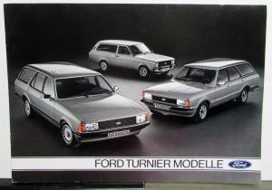 1979 Ford Line German Text Sales Brochure Original