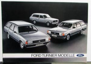 1980 Ford Line German Text Sales Brochure Original
