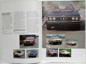 1979 BMW Ultimate Driving Machine Sales Brochure 320i 528i 633CSi 733i